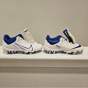 Nike Vapor Ultrafly 4 Keystone Cleats Blue White DA0702-400 Youth Sz‎ 1.5